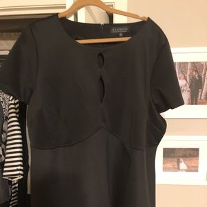 Eloquii keyhole peplum top